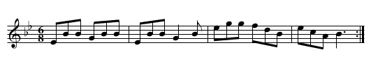 Loge de Richmont, La - staff notation