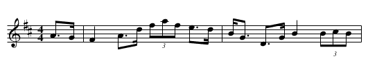 Loge & Vivvy's Schottiche - staff notation