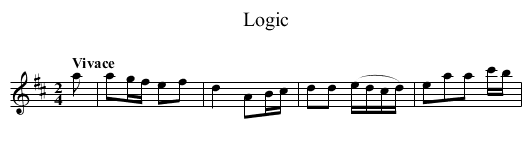 Logic - staff notation