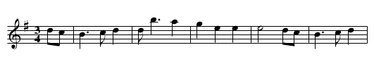 Logie o' Buchan - staff notation