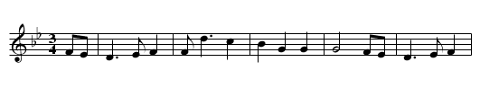 Logie o' Buchan - staff notation