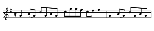 London Lasses      (reel)     1278 - staff notation