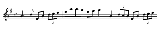 London Lasses - staff notation
