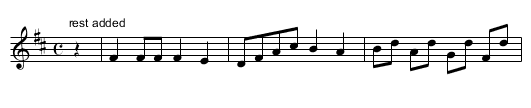 London March. JMT.020, The - staff notation