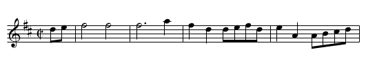 London March. SenH.039 - staff notation