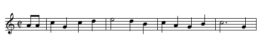London Prentice [2], The - staff notation