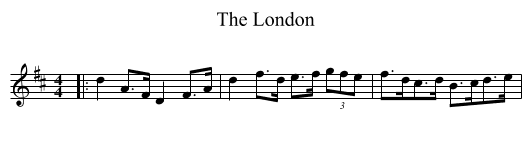 London, The  - staff notation