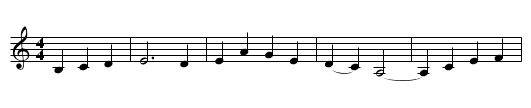 Londonderry Air - staff notation