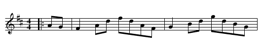 Londonderry Hornpipe - staff notation