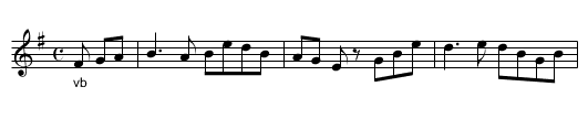 Londonderry Love Song       (air)     0188 - staff notation