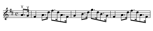 LONDONDERRY - staff notation