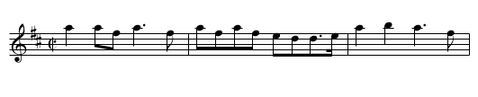 Lonesome Hill - staff notation