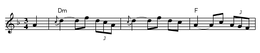 Lonesome Moonlight Waltz - staff notation