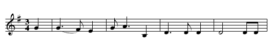 Long Eddy Waltz - staff notation