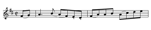 Long Island Hornpipe [2] - staff notation