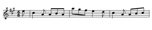 Long John's Wedding (jig)     1018 - staff notation
