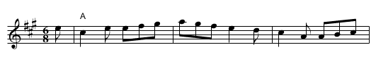 Long John's Wedding - staff notation