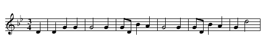 Long live the nigun - staff notation