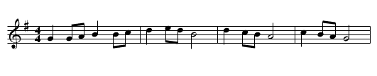 Long Long Ago - staff notation