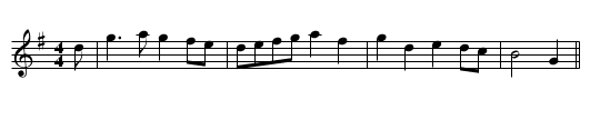 Long Morris - staff notation