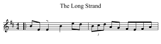 Long Strand, The  - staff notation