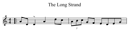 Long Strand, The  - staff notation
