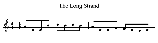 Long Strand, The  - staff notation