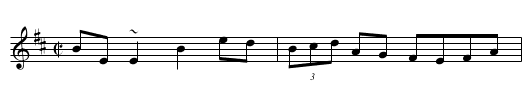 Long Strand - staff notation