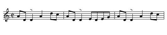 Long Strand - staff notation