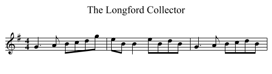 Longford Collector, The  - staff notation