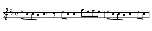 Longford Tinker - staff notation