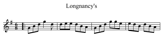 Longnancy's - staff notation