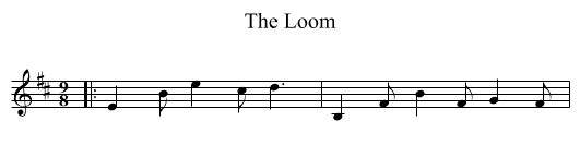 Loom, The  - staff notation