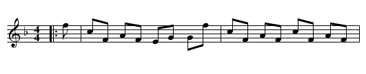 Lord Airley - staff notation