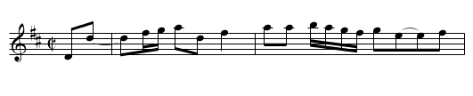 Lord Alexander Gordon’s Reel - staff notation