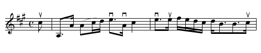 LORD ALEXr GORDON - staff notation