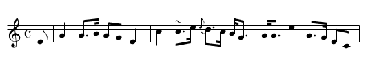 Lord Balgonie's Favorite - staff notation