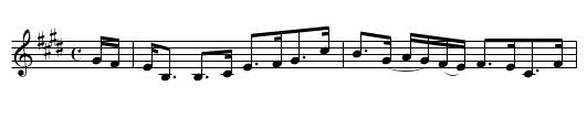 Lord Banff's Strathspey - staff notation
