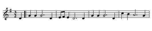Lord Bateman - staff notation