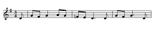 Lord Bateman - staff notation