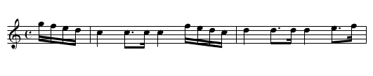 Lord Bernard's March. - staff notation