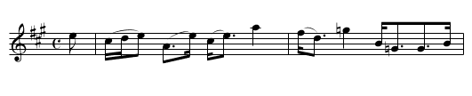 LORD BLANTYRE - staff notation