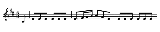 Lord Breadalbane's Delight - staff notation
