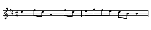 Lord Dalhousie - staff notation