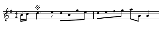 Lord Donnels Reel - staff notation