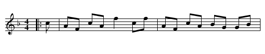 Lord Doune's Reel - staff notation