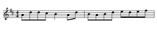 Lord Drummond - staff notation