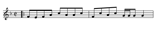 Lord Duncan's Reel - staff notation