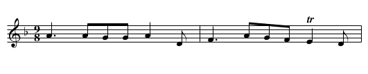 Lord Dundee's Lamentation kill'd at the Battle of Killiecrankie - staff notation