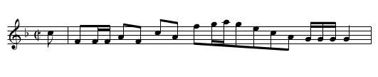 Lord Eglington's Reel - staff notation